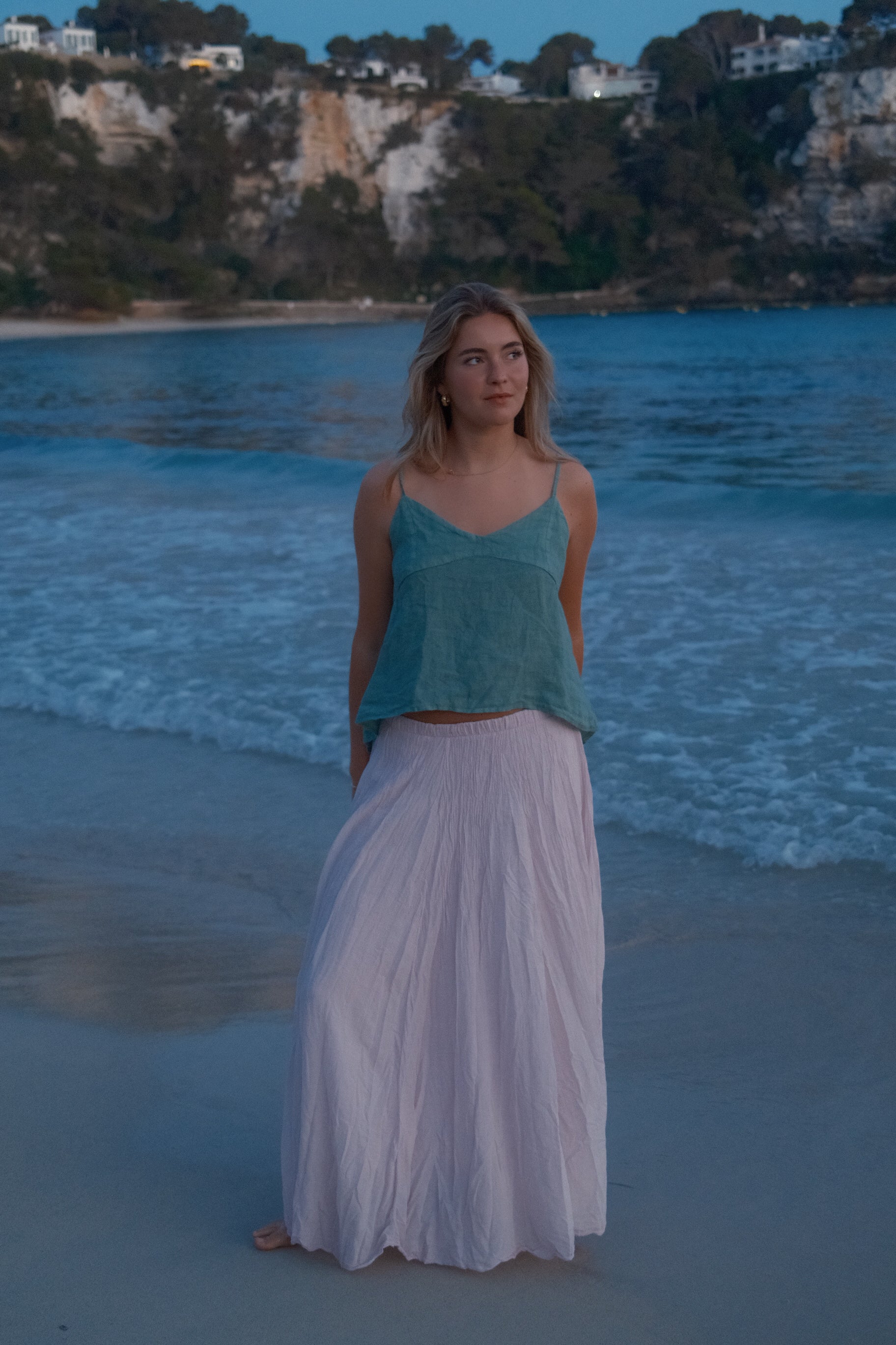100% LINNEN FLOWY TOP AGATA - Image 4