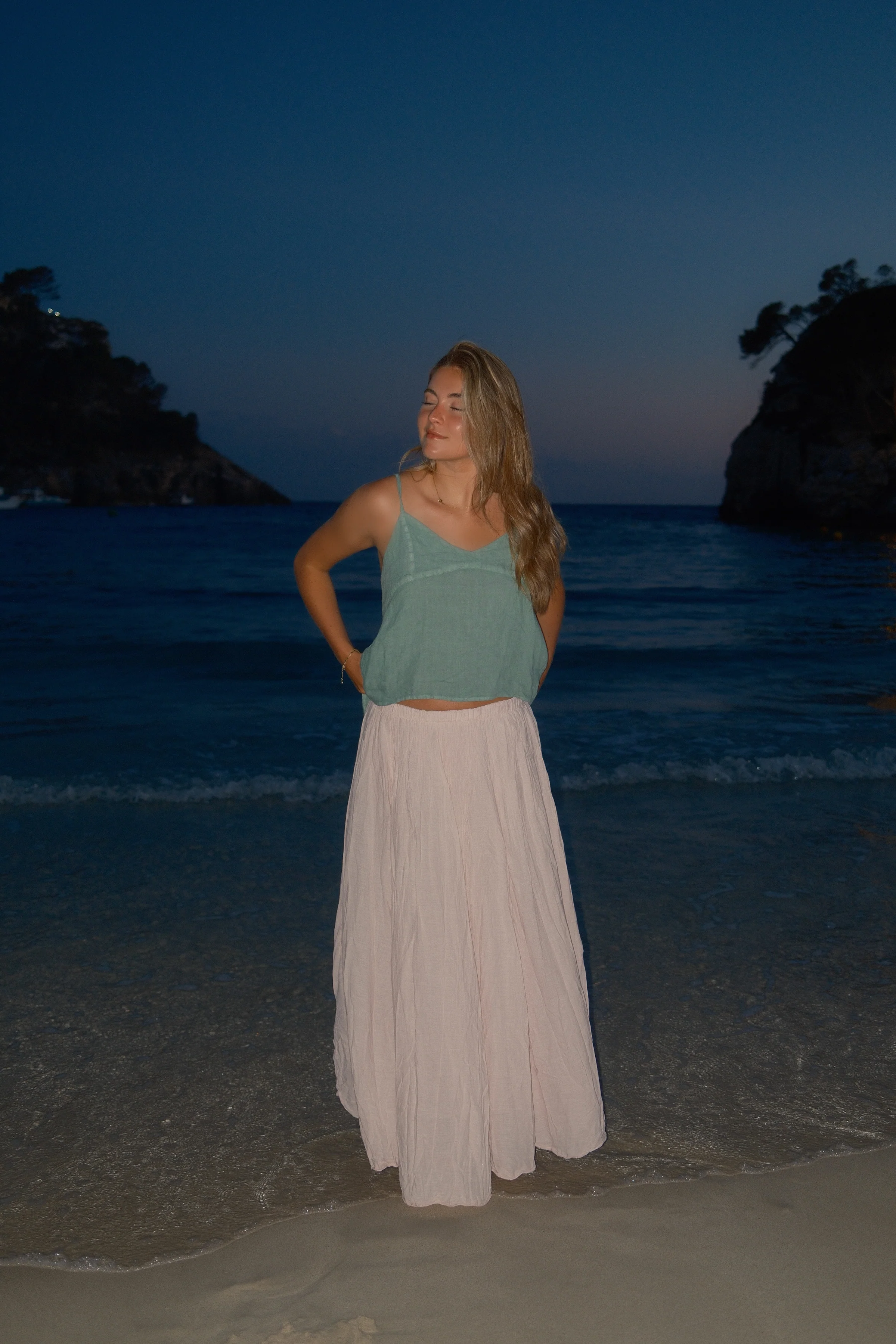 100% LINNEN FLOWY TOP AGATA