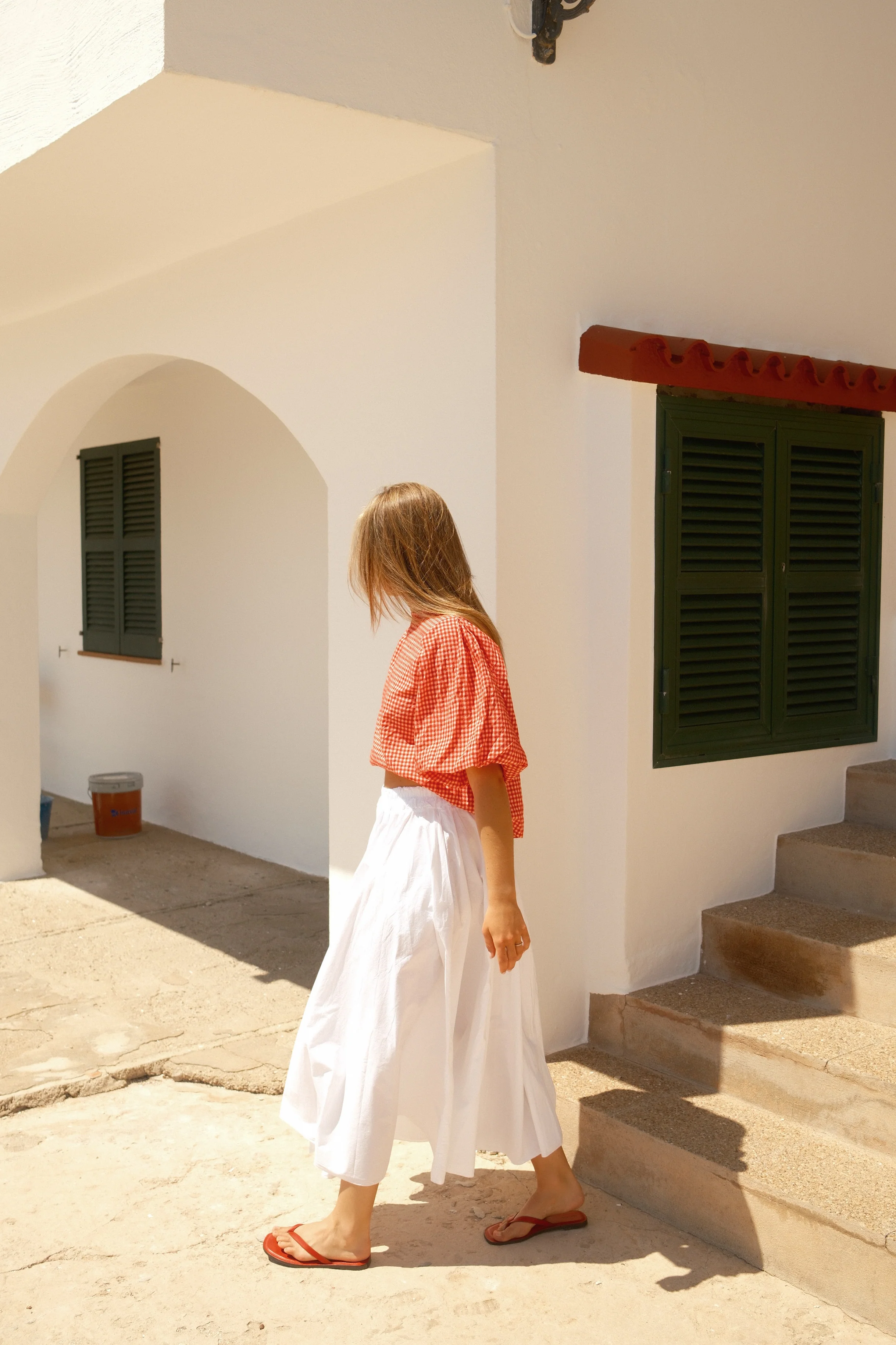 COTTON JUNE SKIRT WHITE - Image 5