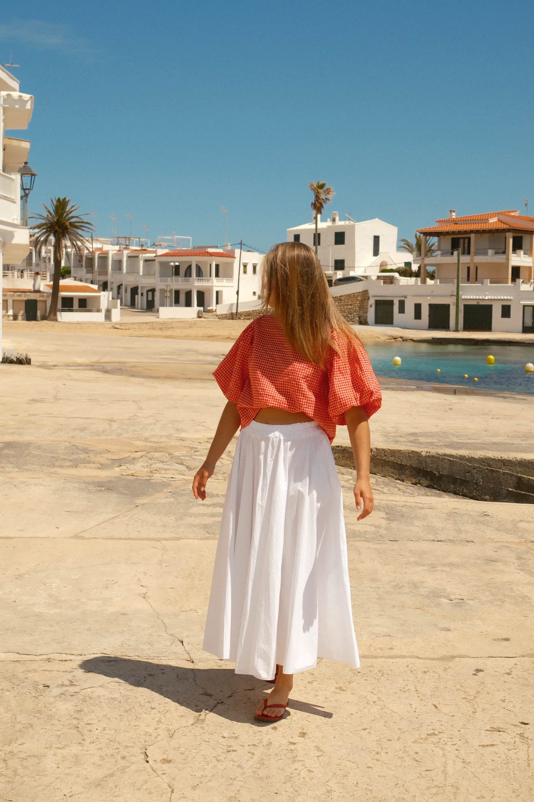 COTTON JUNE SKIRT WHITE - Image 8