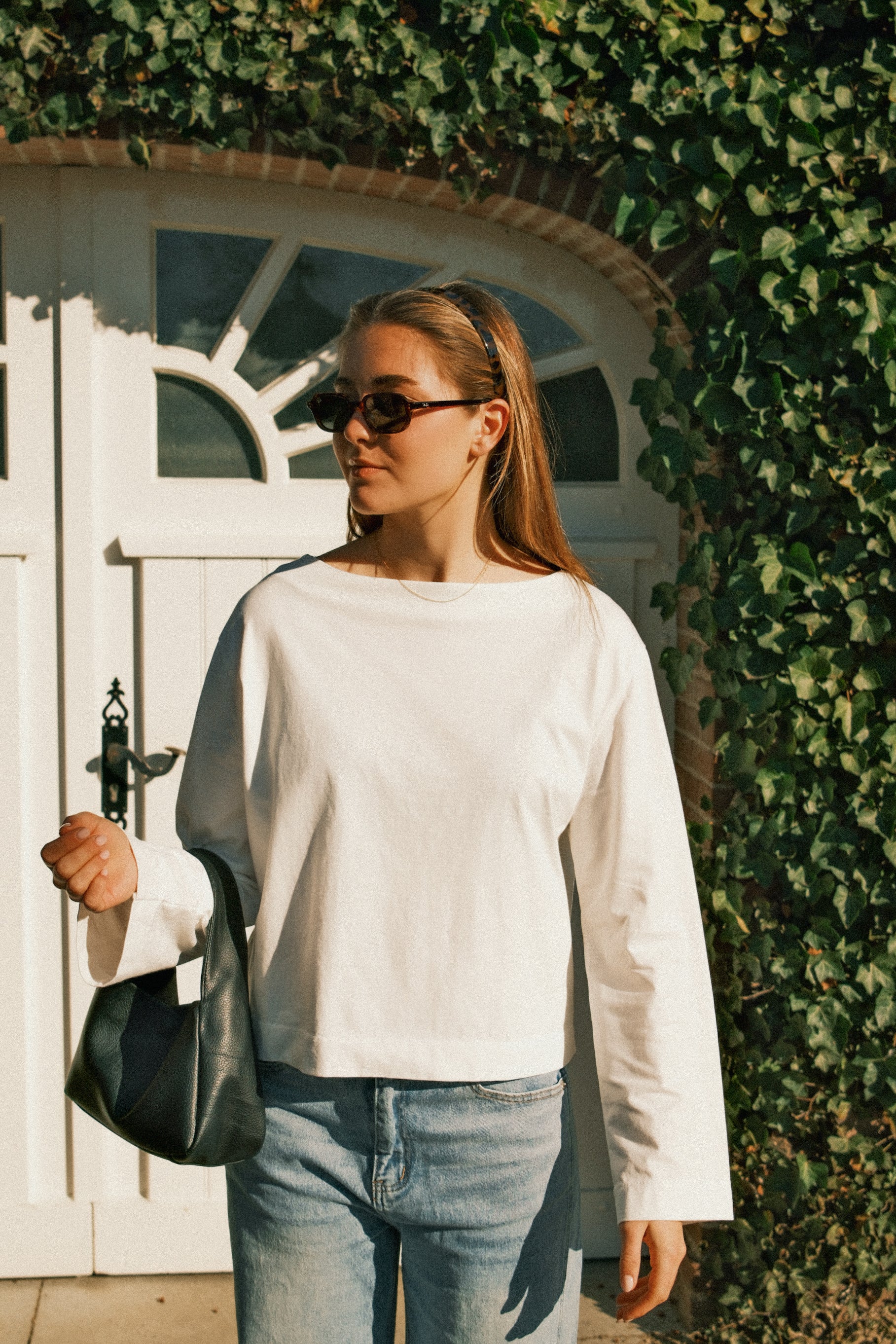 ELLA COTTON LONGSLEEVE WHITE - Image 4