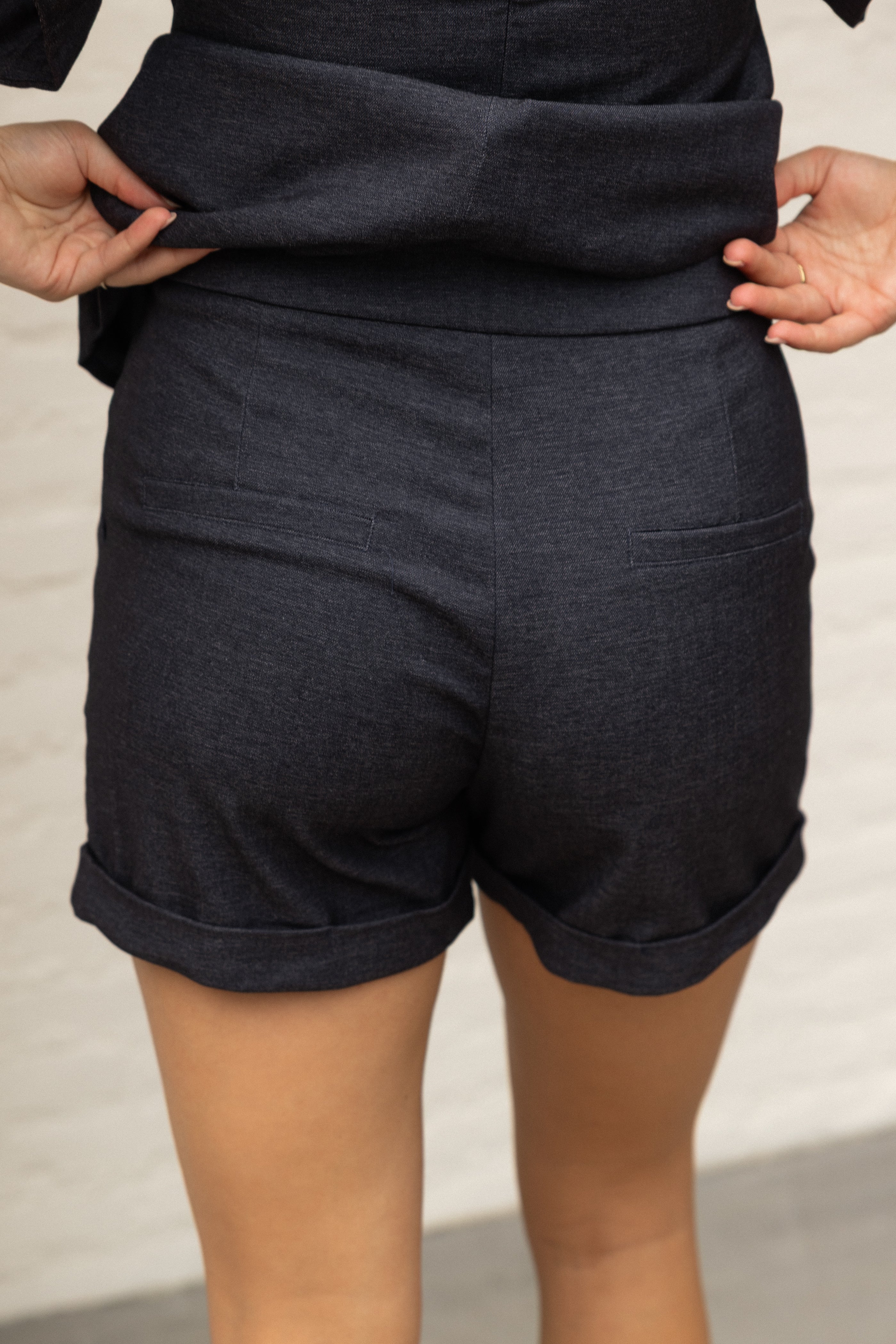 EVELYN SHORT DENIMBLUE - Image 6