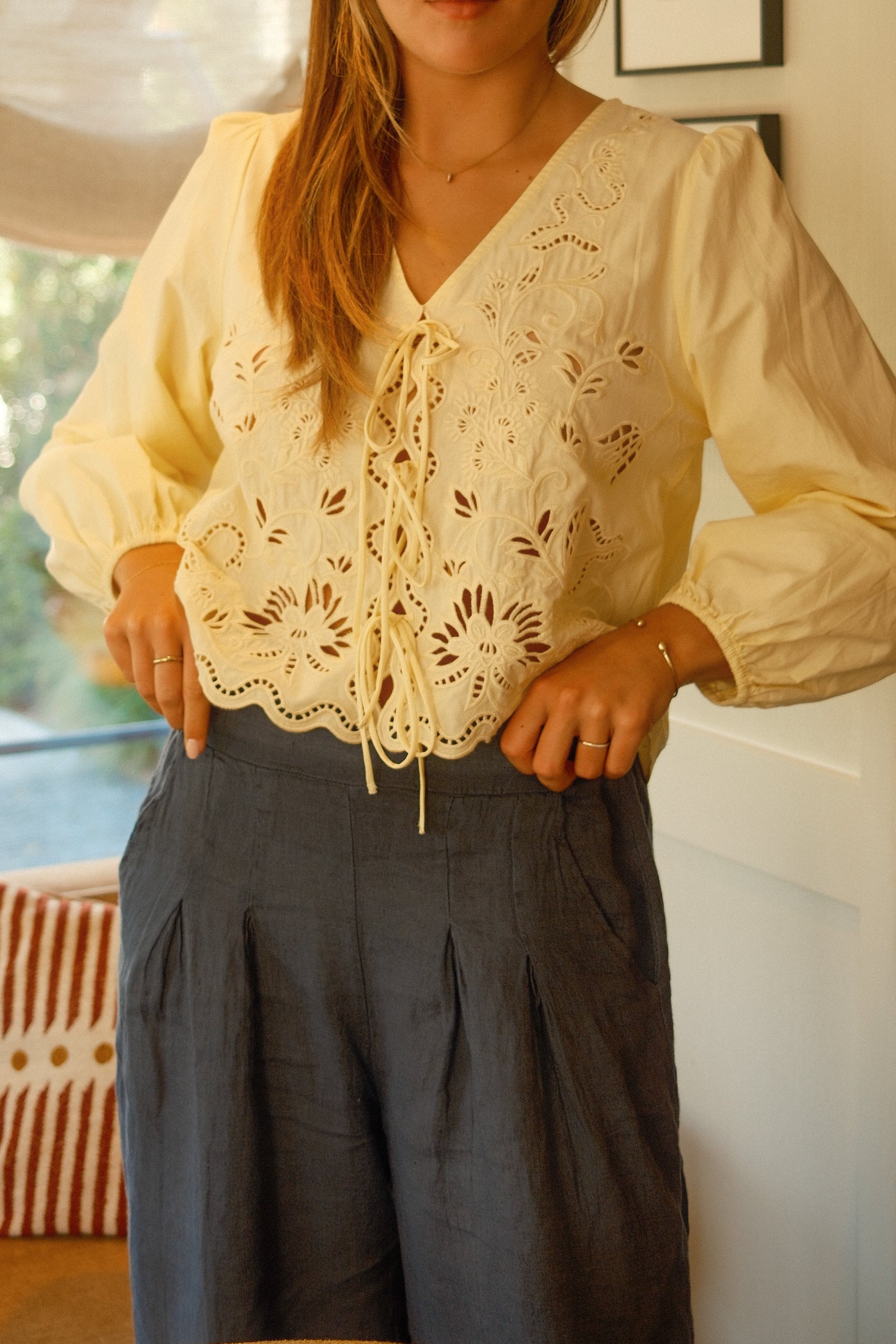 FEM BLOUSE YELLOW - Image 3