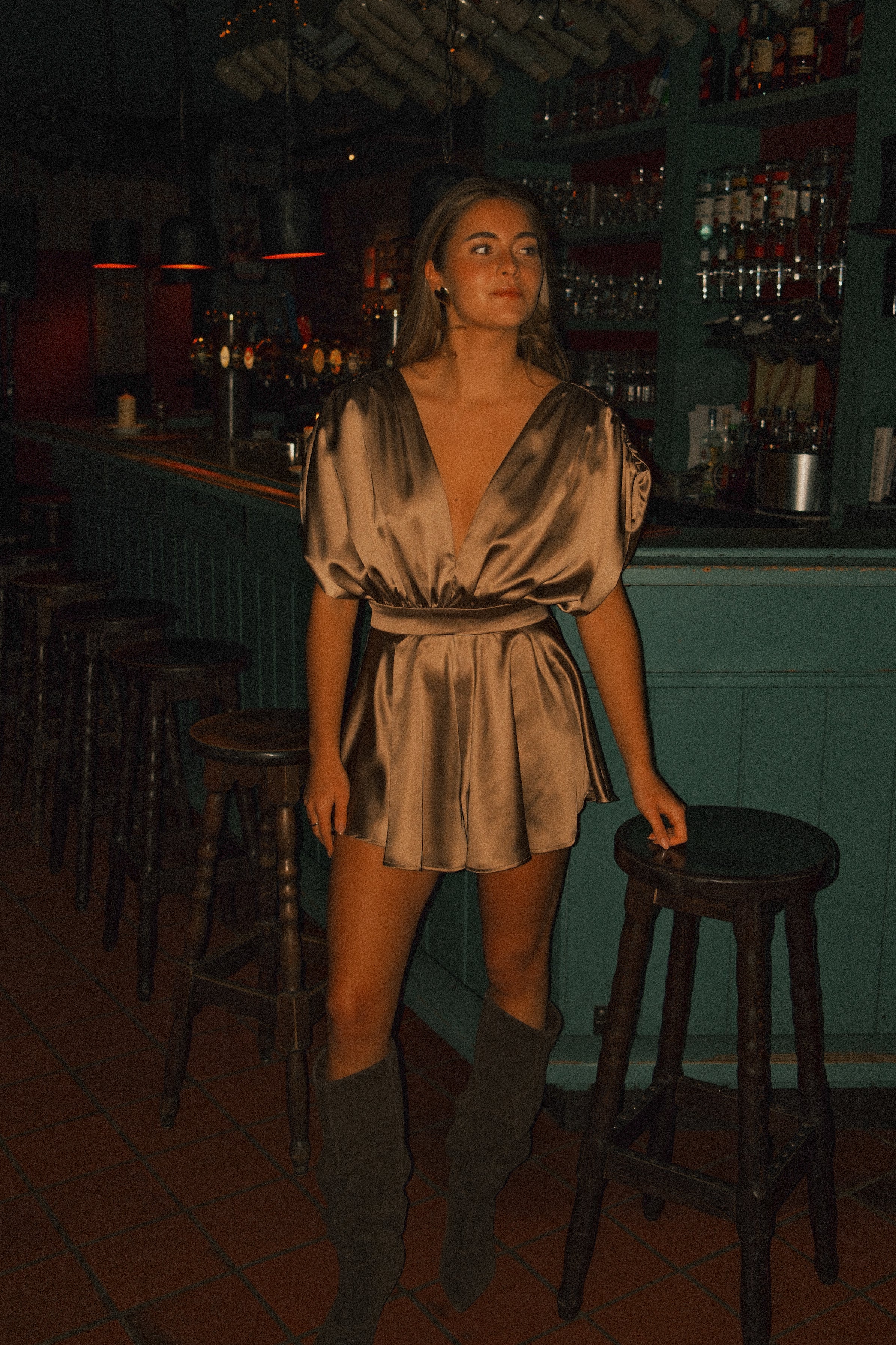 NYE JUMPSUIT TAUPE - Image 5