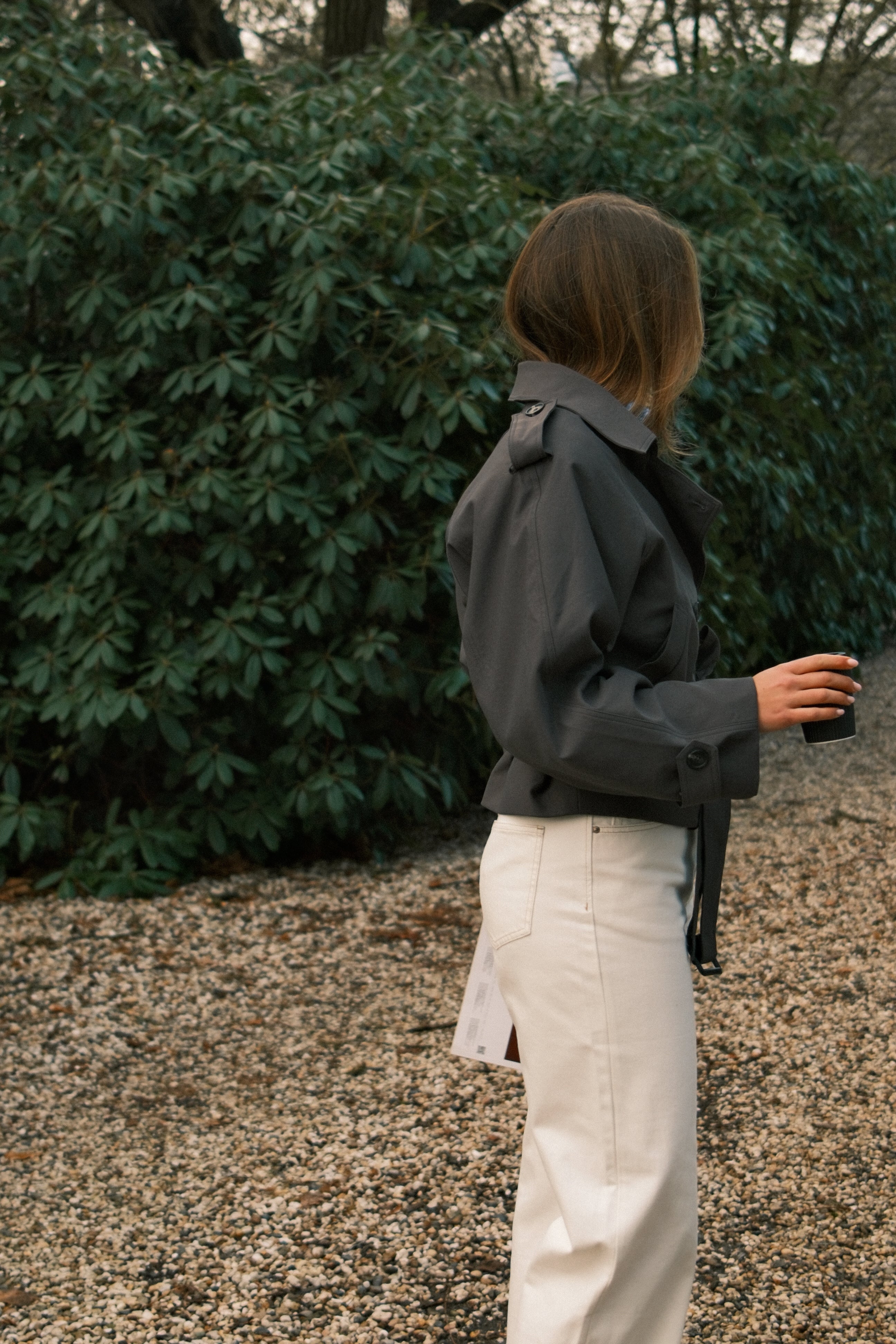 JOANNE TRENCH COAT GREY - Image 9