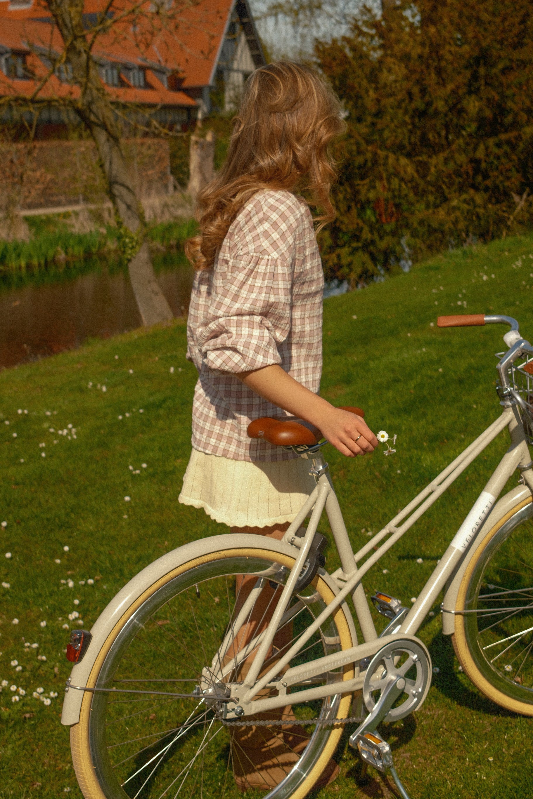 LAUREN CHECKED SHIRT OLD PINK - Image 3