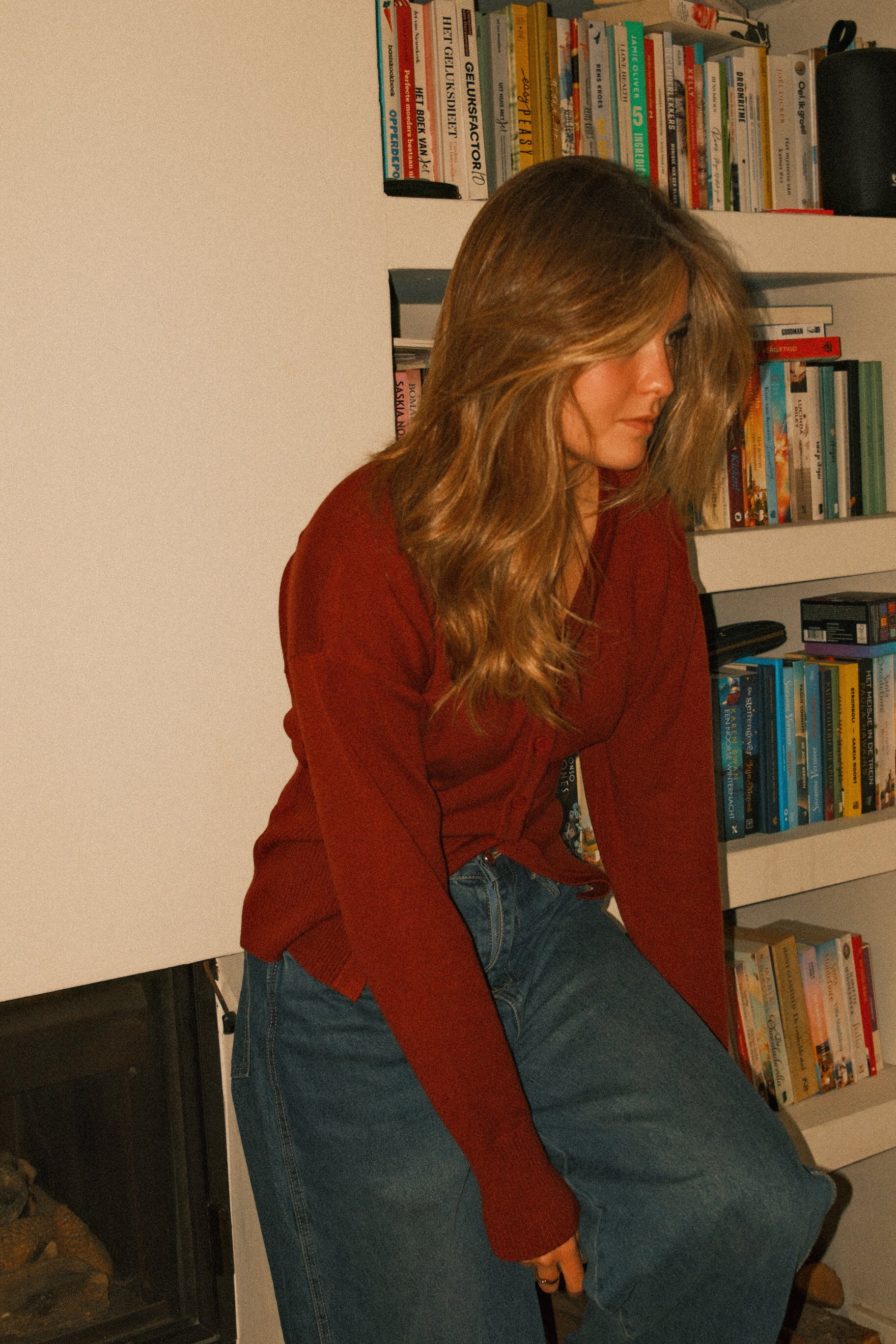 MARY CARDIGAN BORDEAUX - Image 5