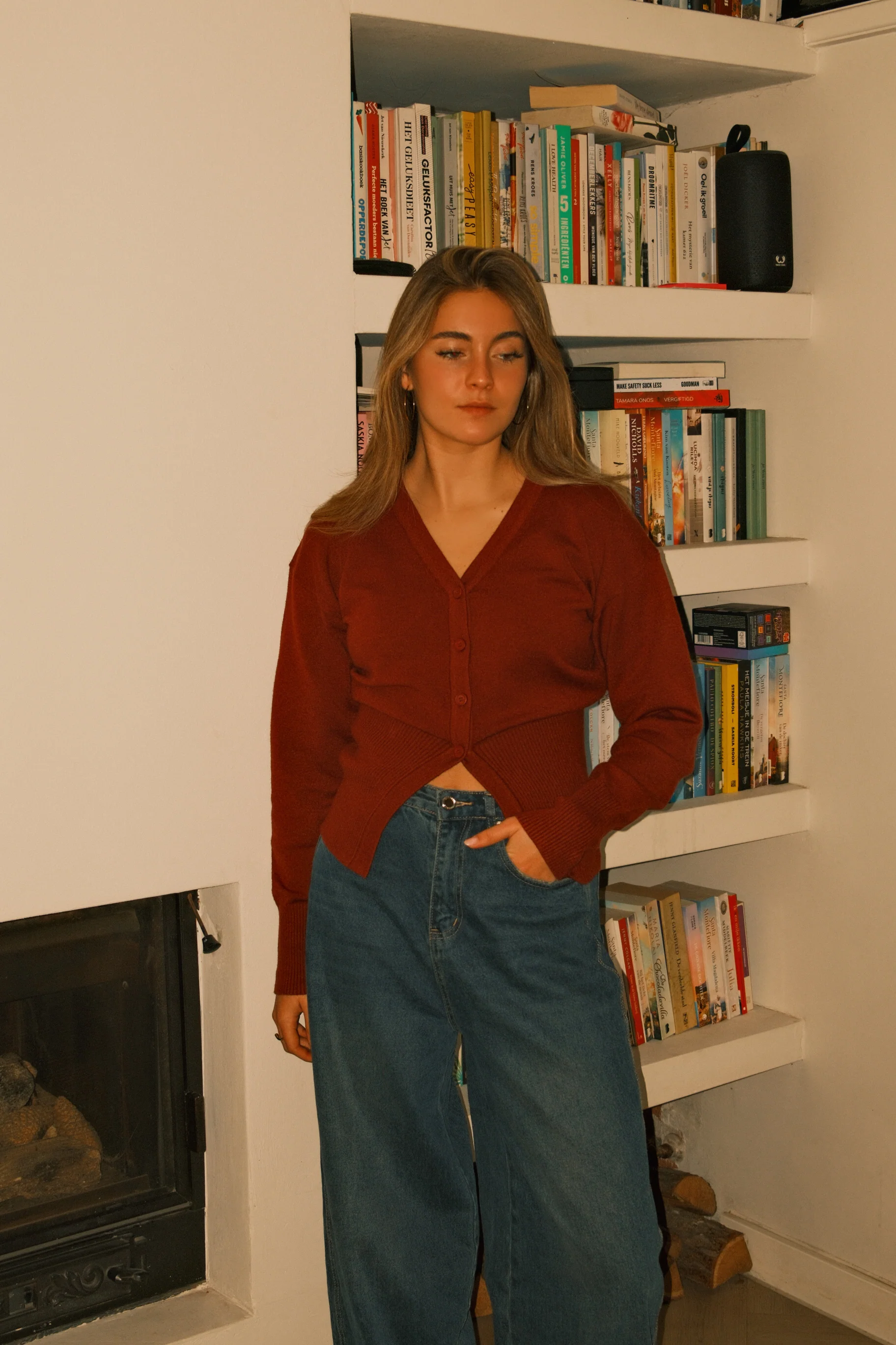 MARY CARDIGAN BORDEAUX - Image 8
