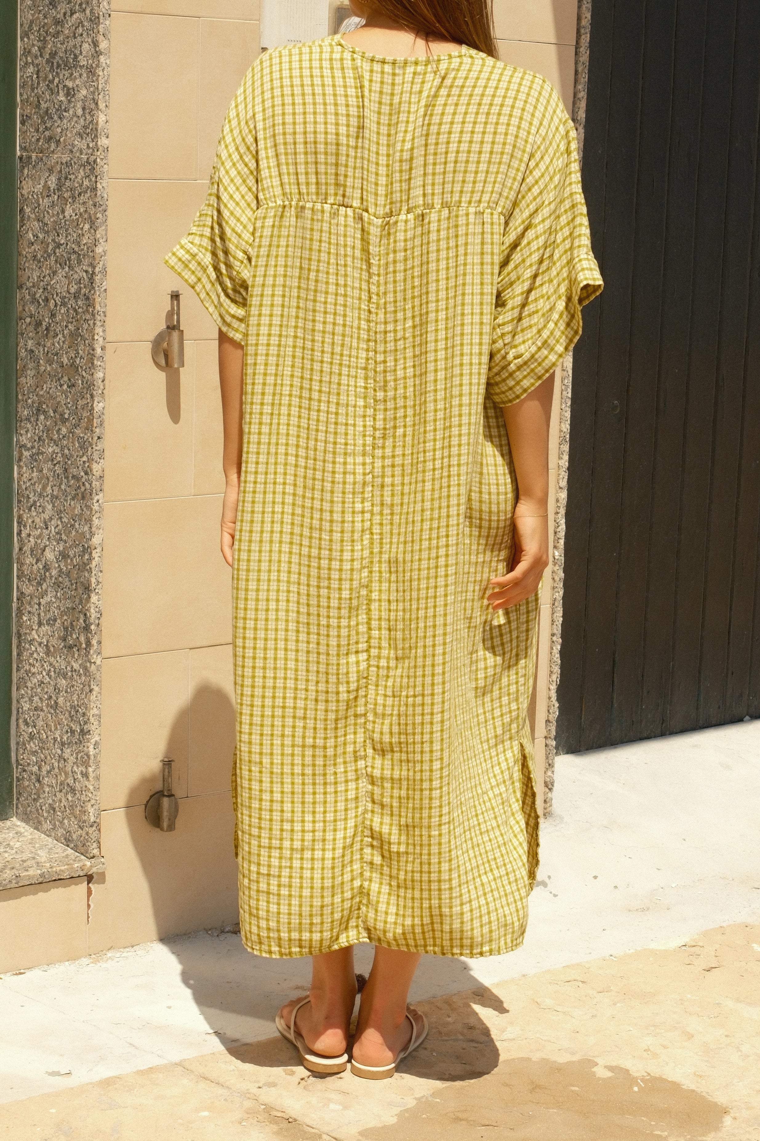 MAXI MAY DRESS APPLE GREEN - Image 4