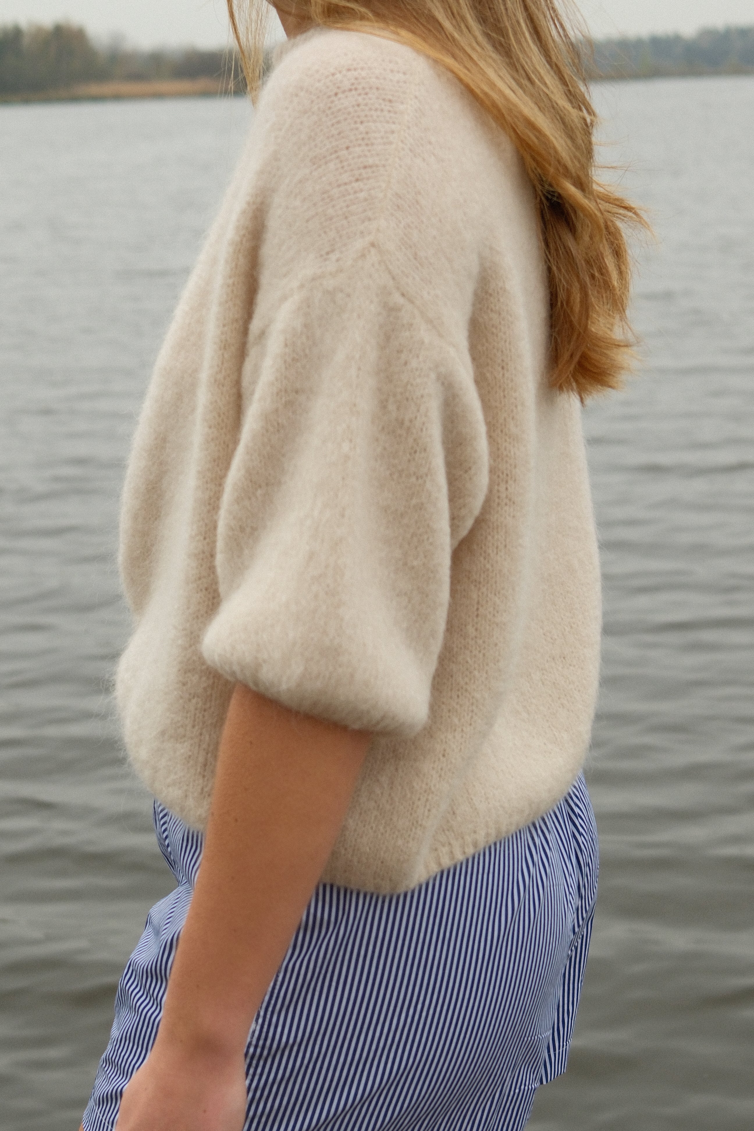 MOHAIR TESS KNIT BEIGE - Image 6