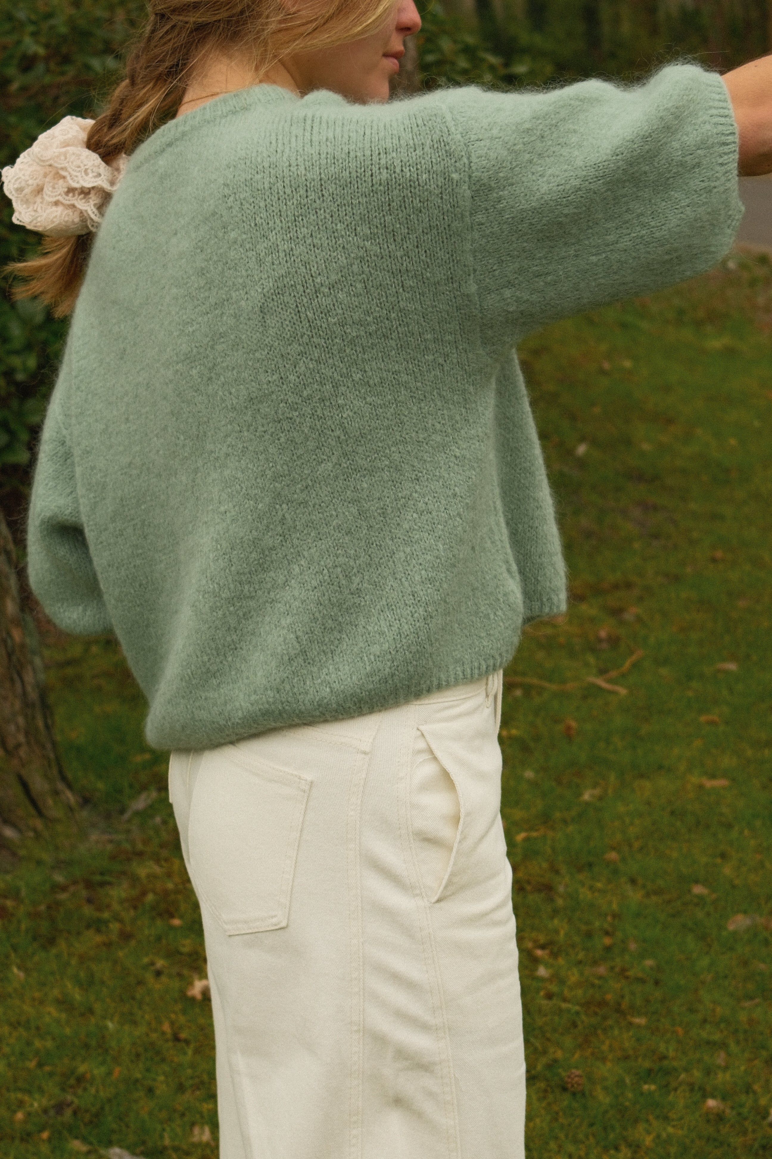 MOHAIR TESS KNIT GREEN - Image 9
