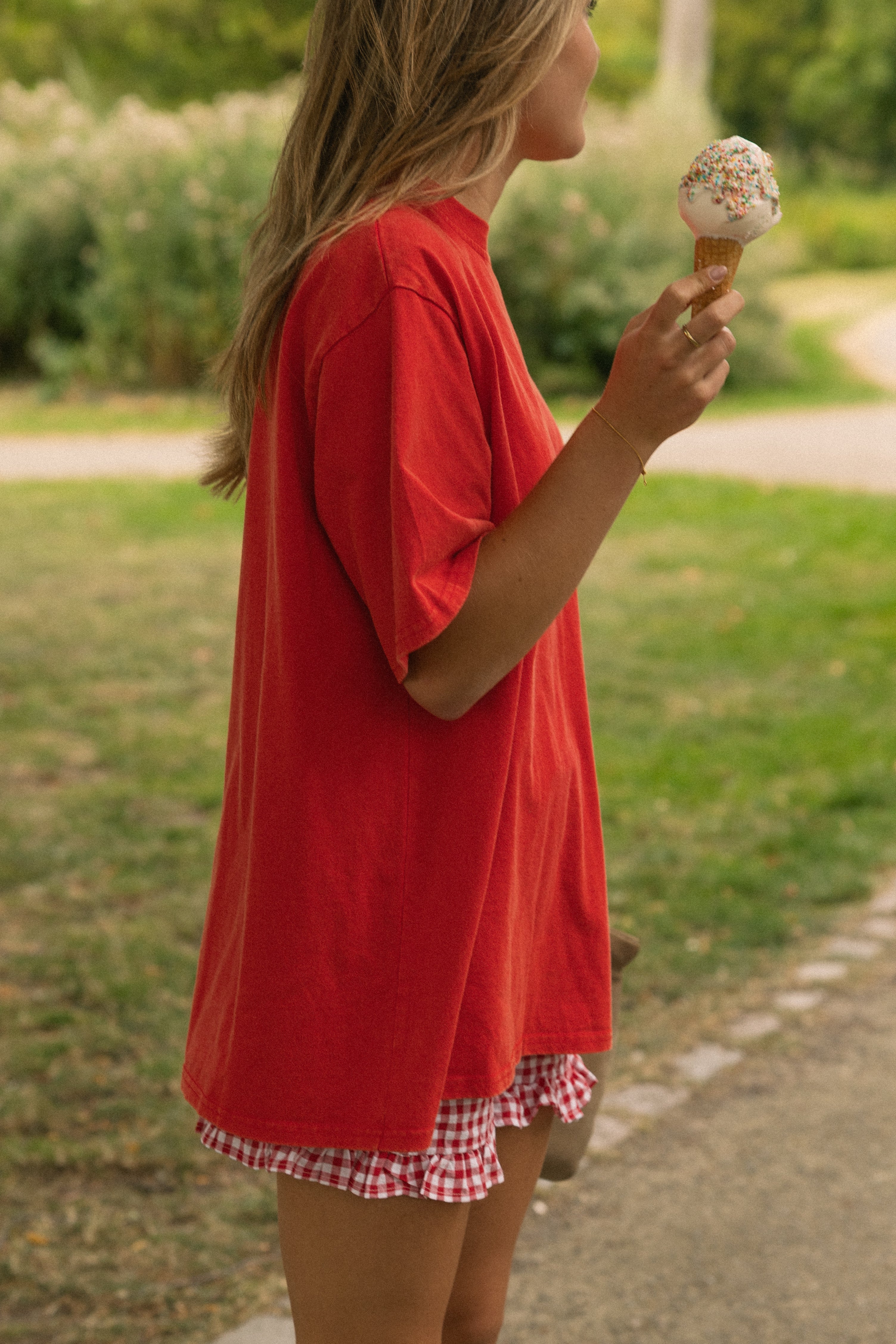 OVERSIZED MABEL TEE RED - Image 3