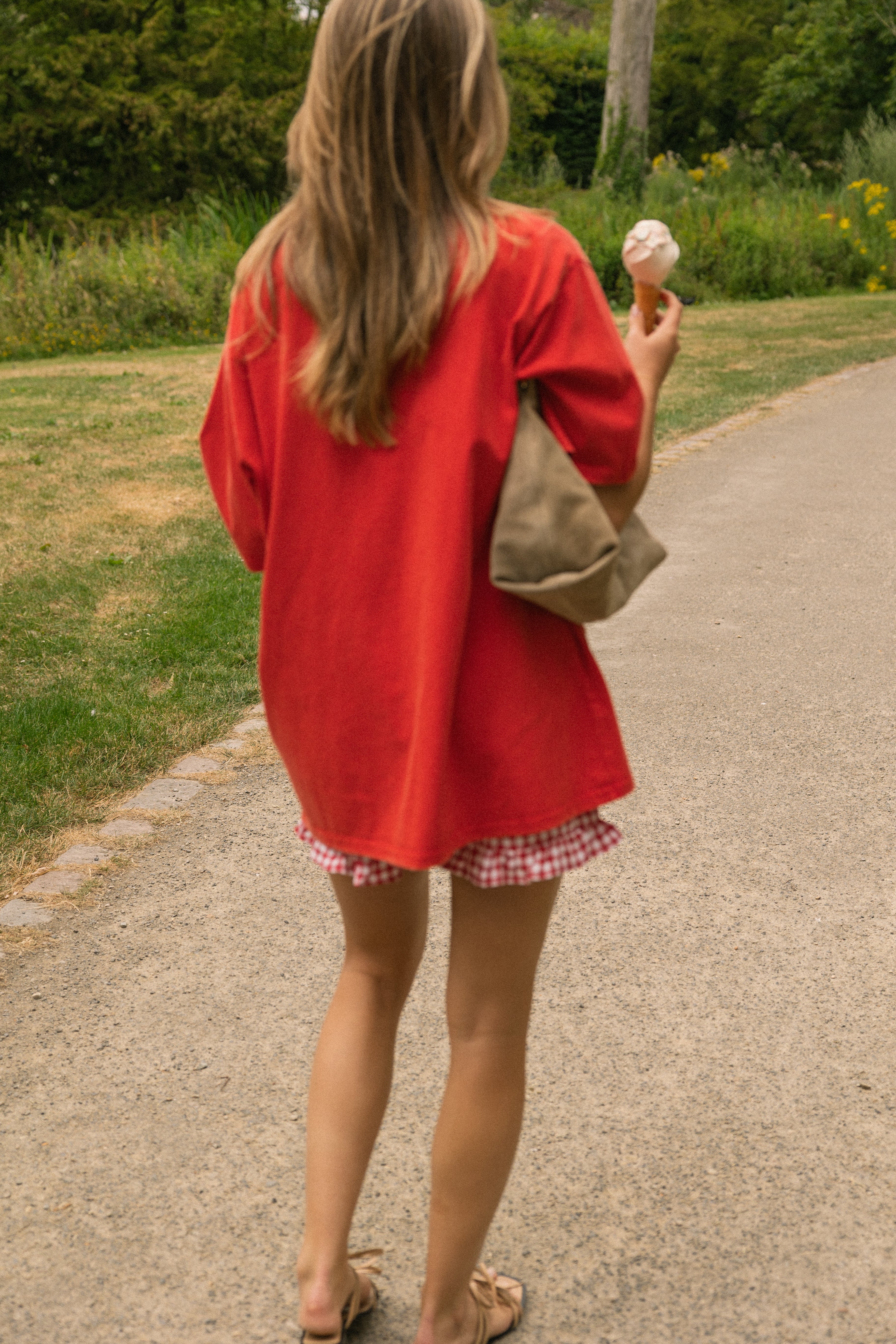 OVERSIZED MABEL TEE RED - Image 7