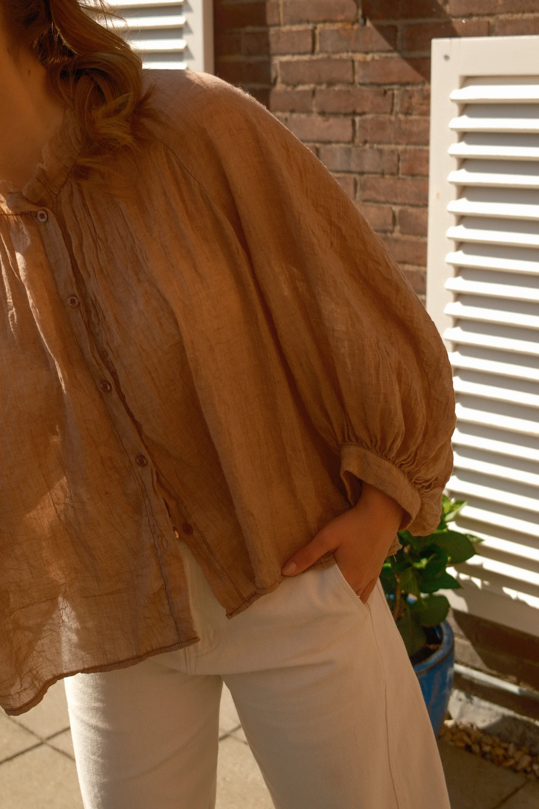 SARAH SHIRT CAMEL - Image 5