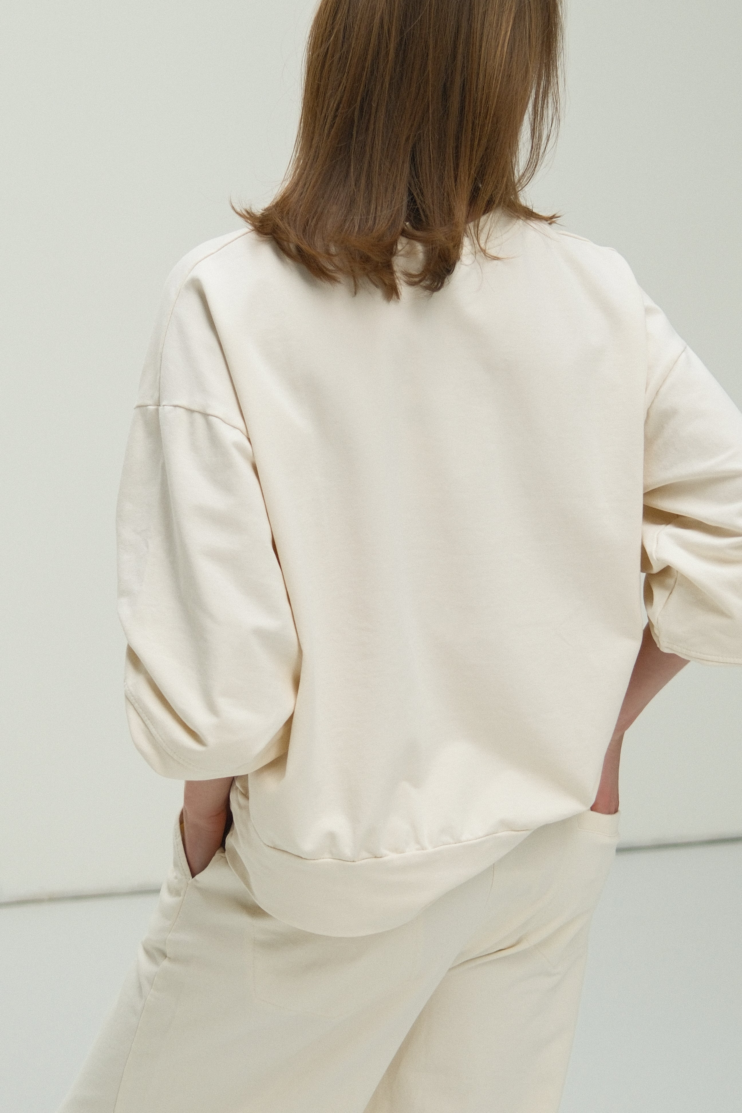 SLOW MORNING SWEATER ECRU - Image 8