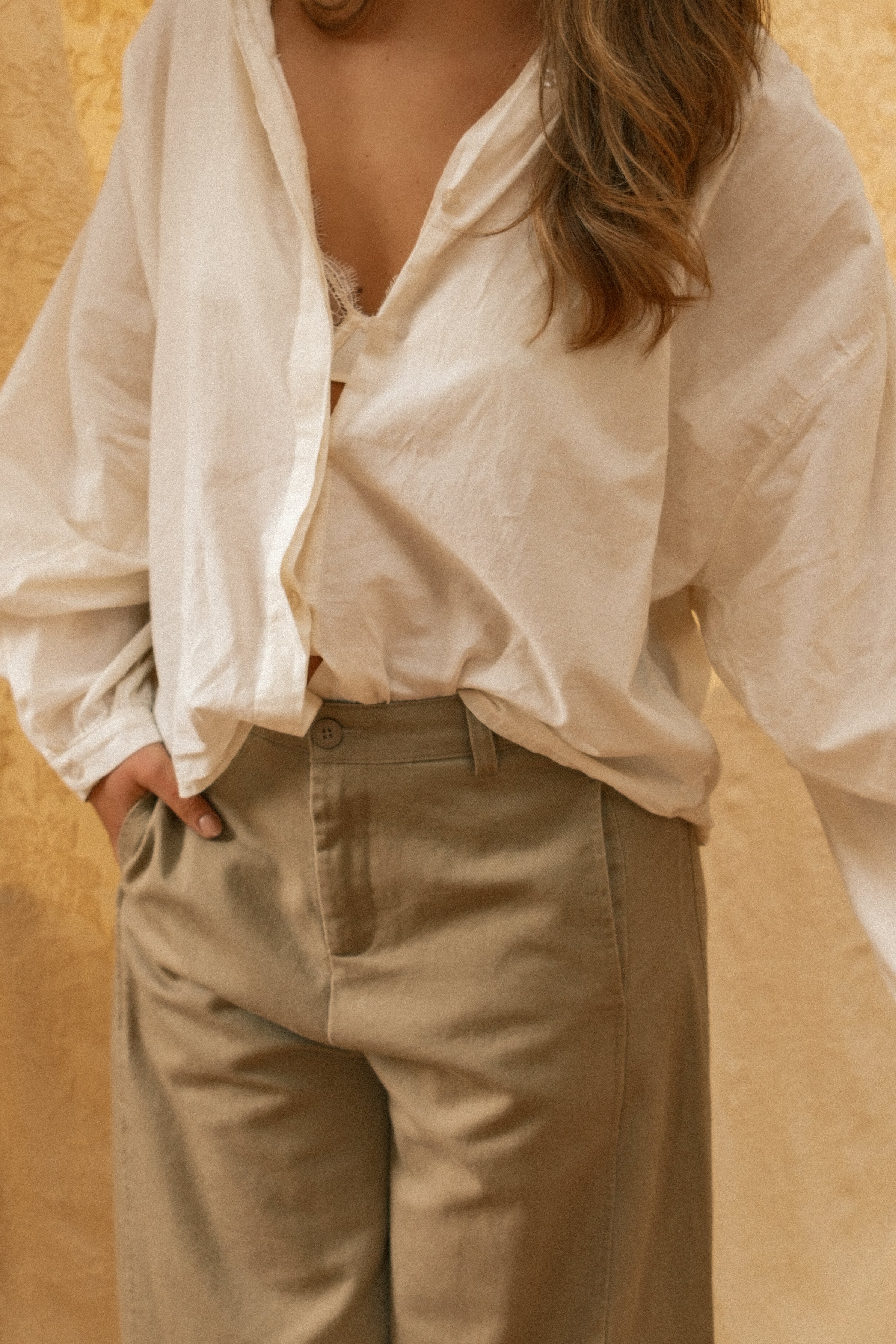 THE NORAH SHIRT ECRU - Image 4