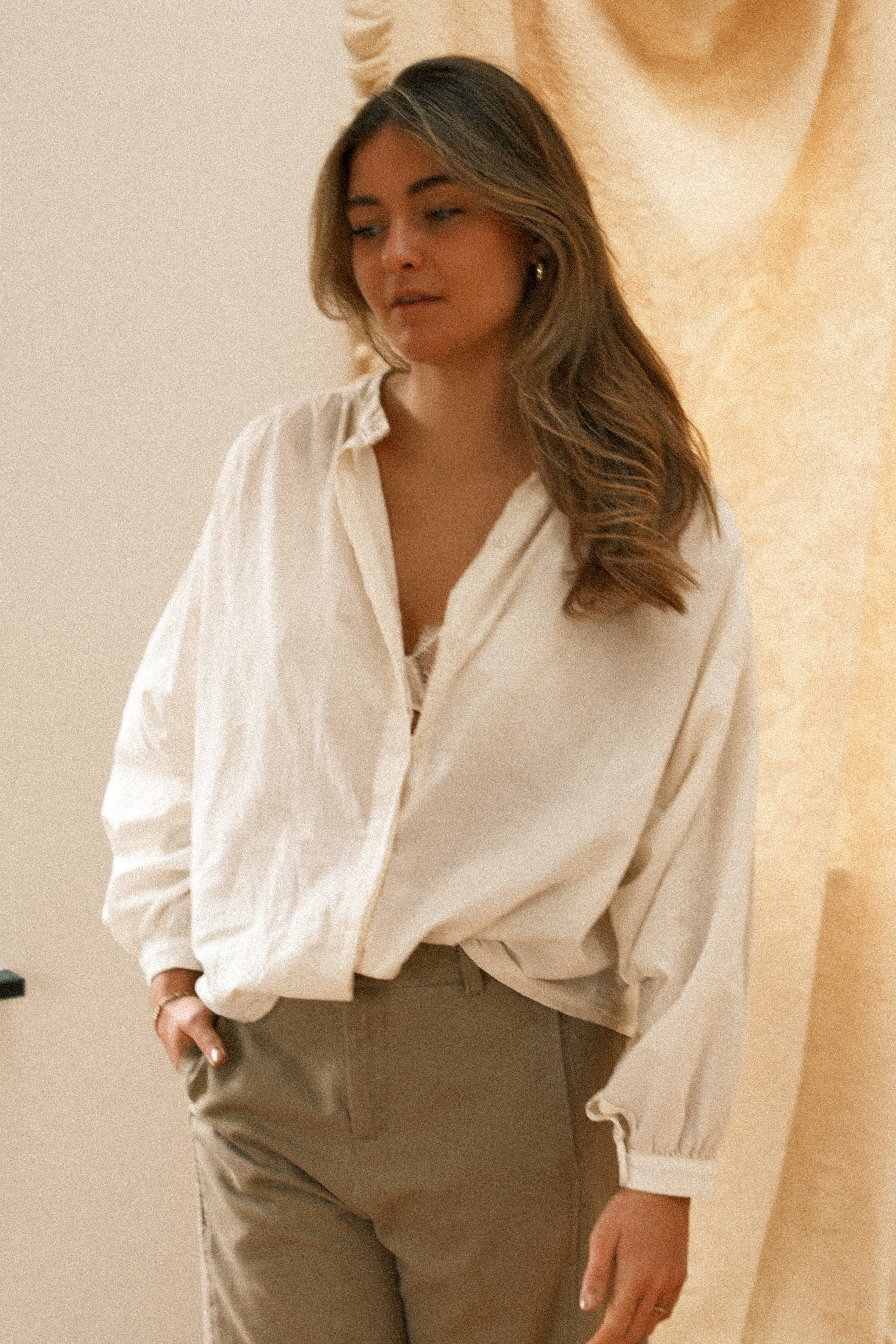 THE NORAH SHIRT ECRU - Image 5