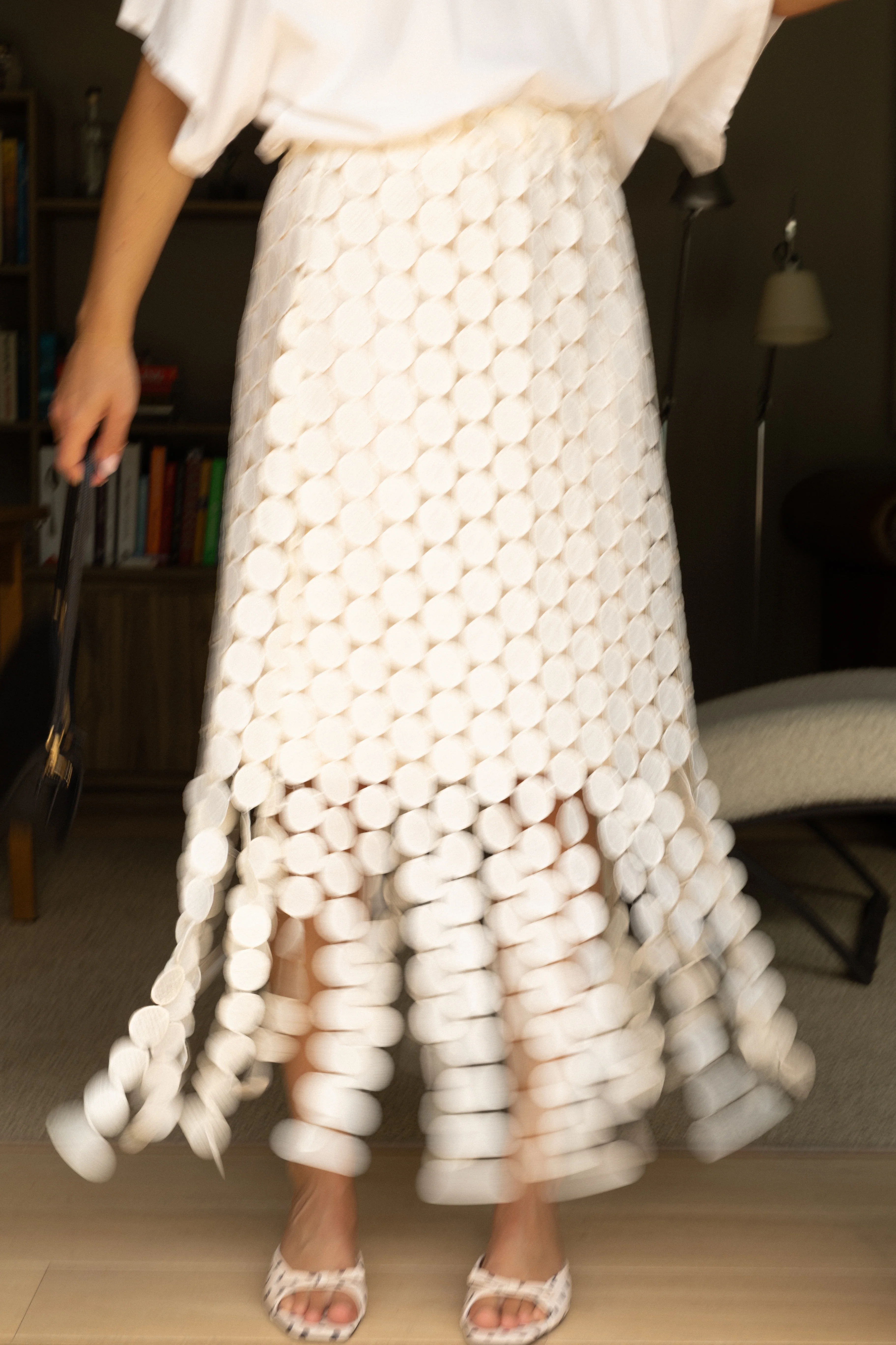 THE OLIVIA SKIRT ECRU - Image 8