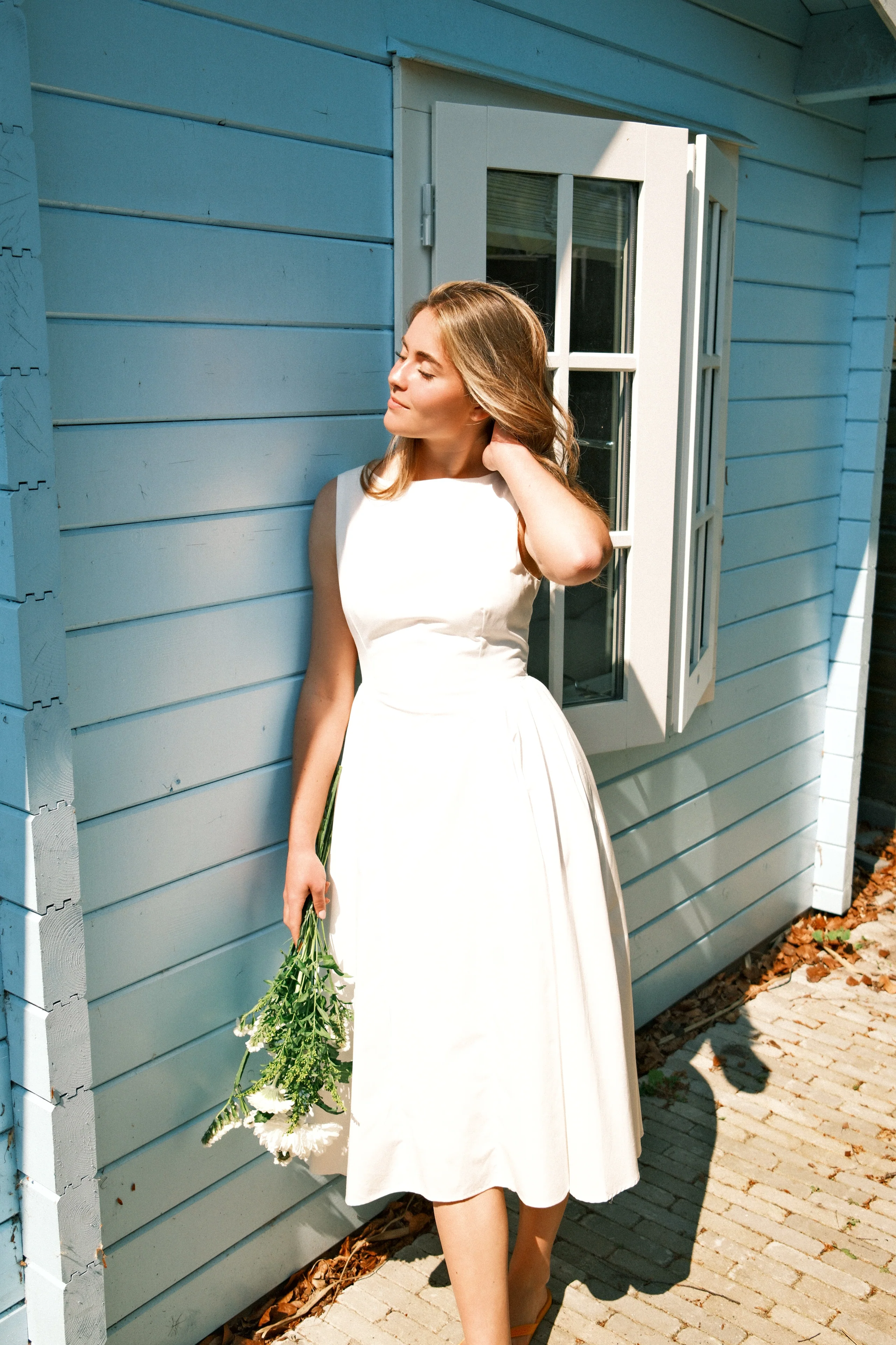 THE ROSIE DRESS WHITE - Image 4
