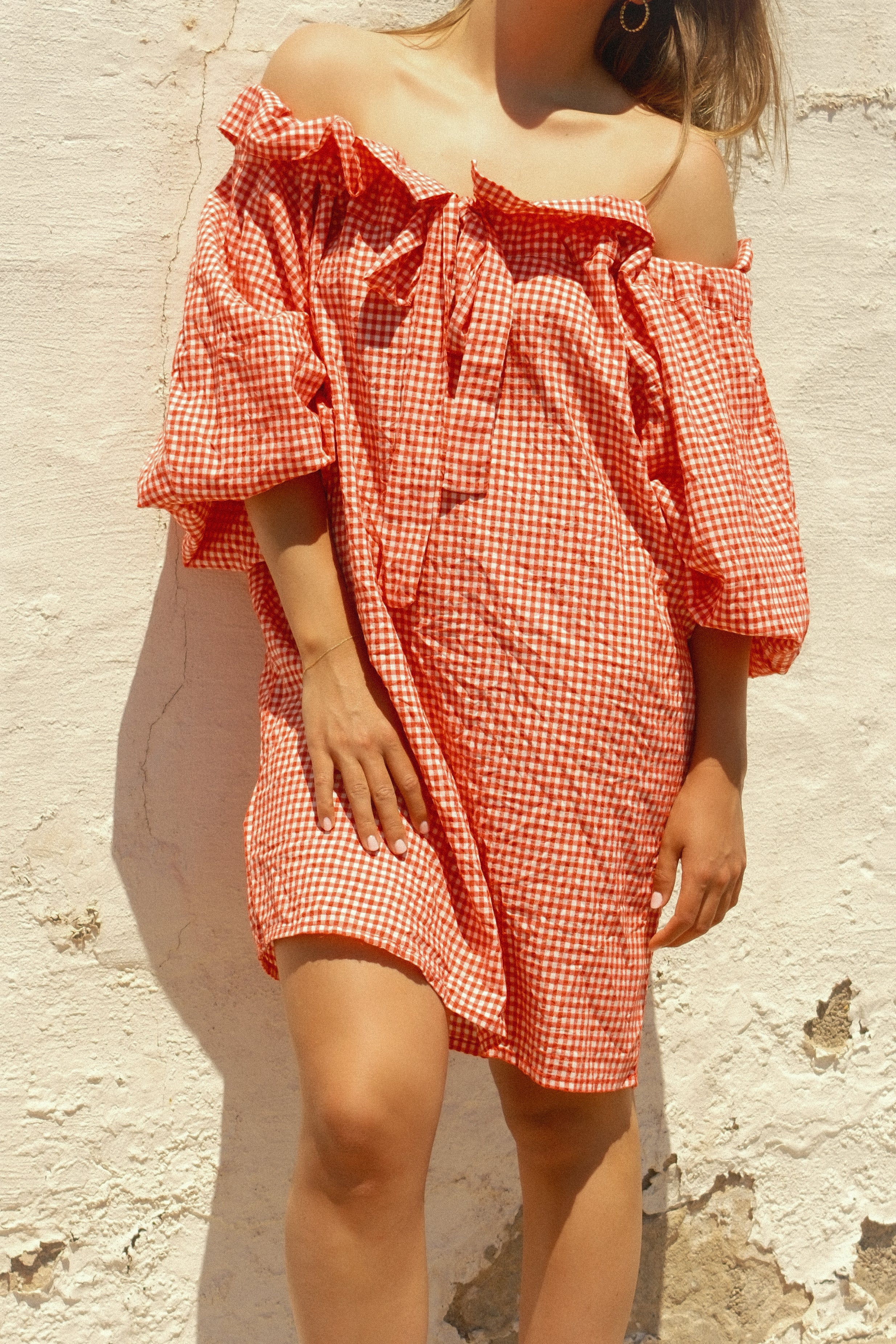 VICHY DRESS RED - Image 4