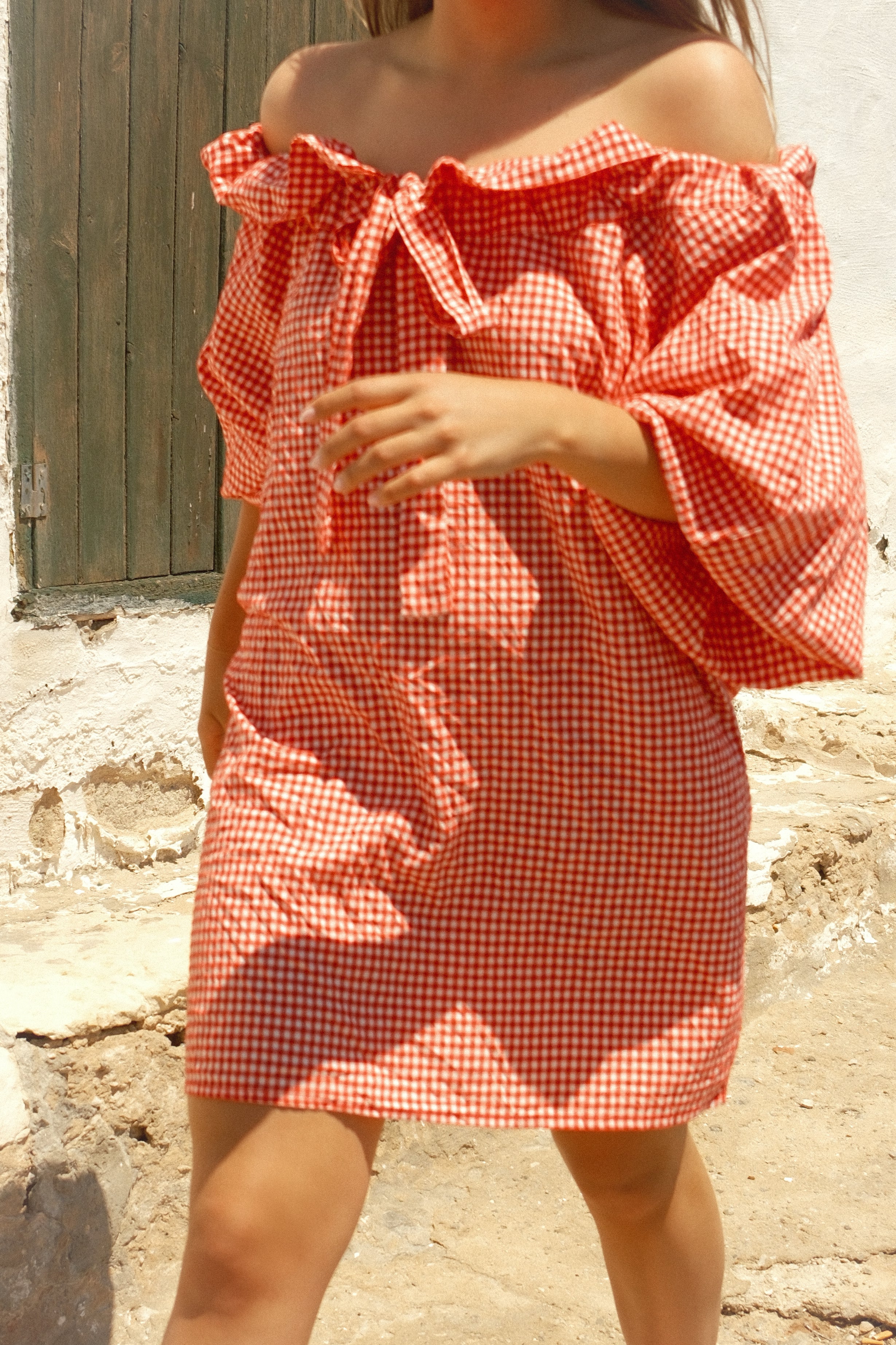 VICHY DRESS RED - Image 6