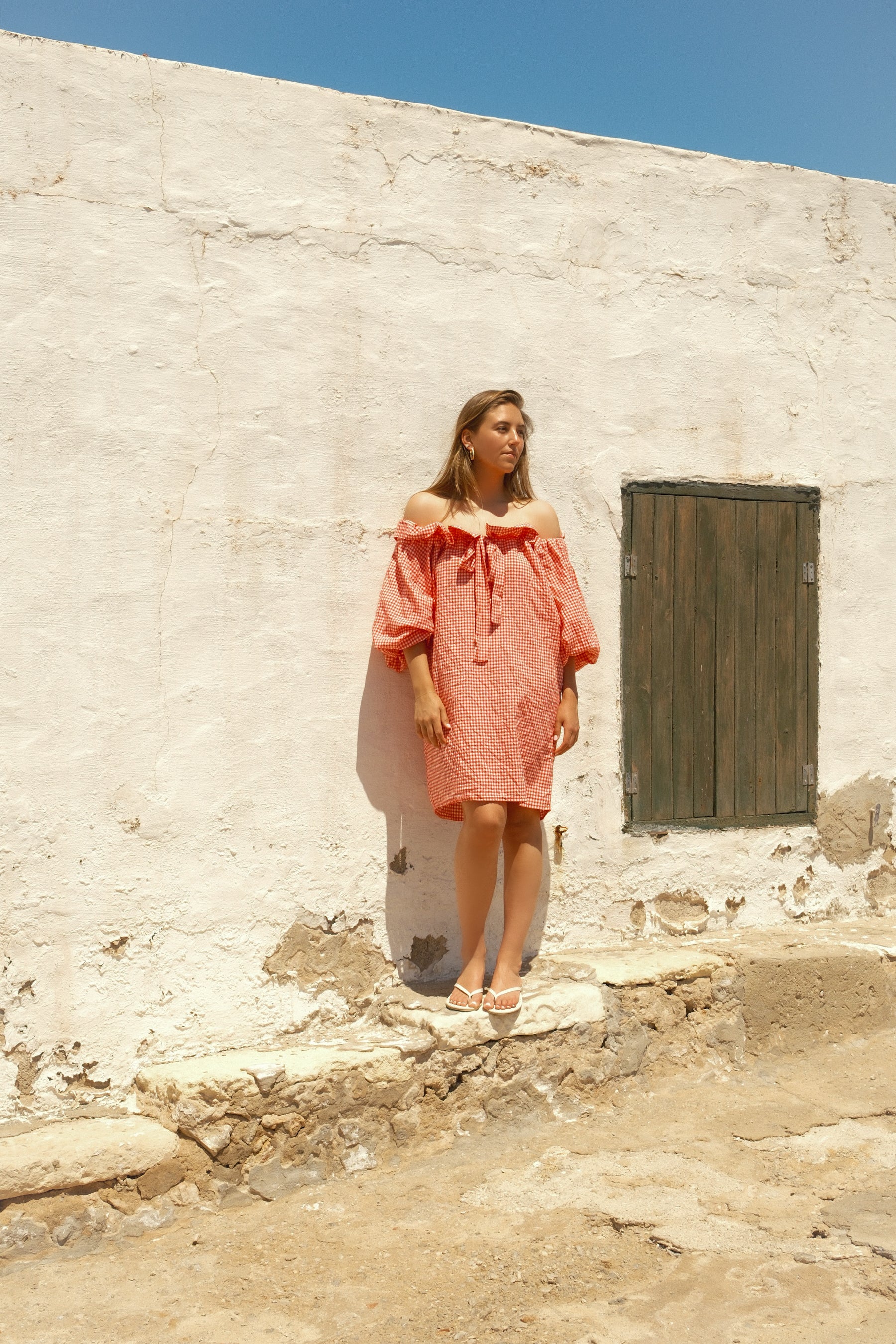 VICHY DRESS RED - Image 7