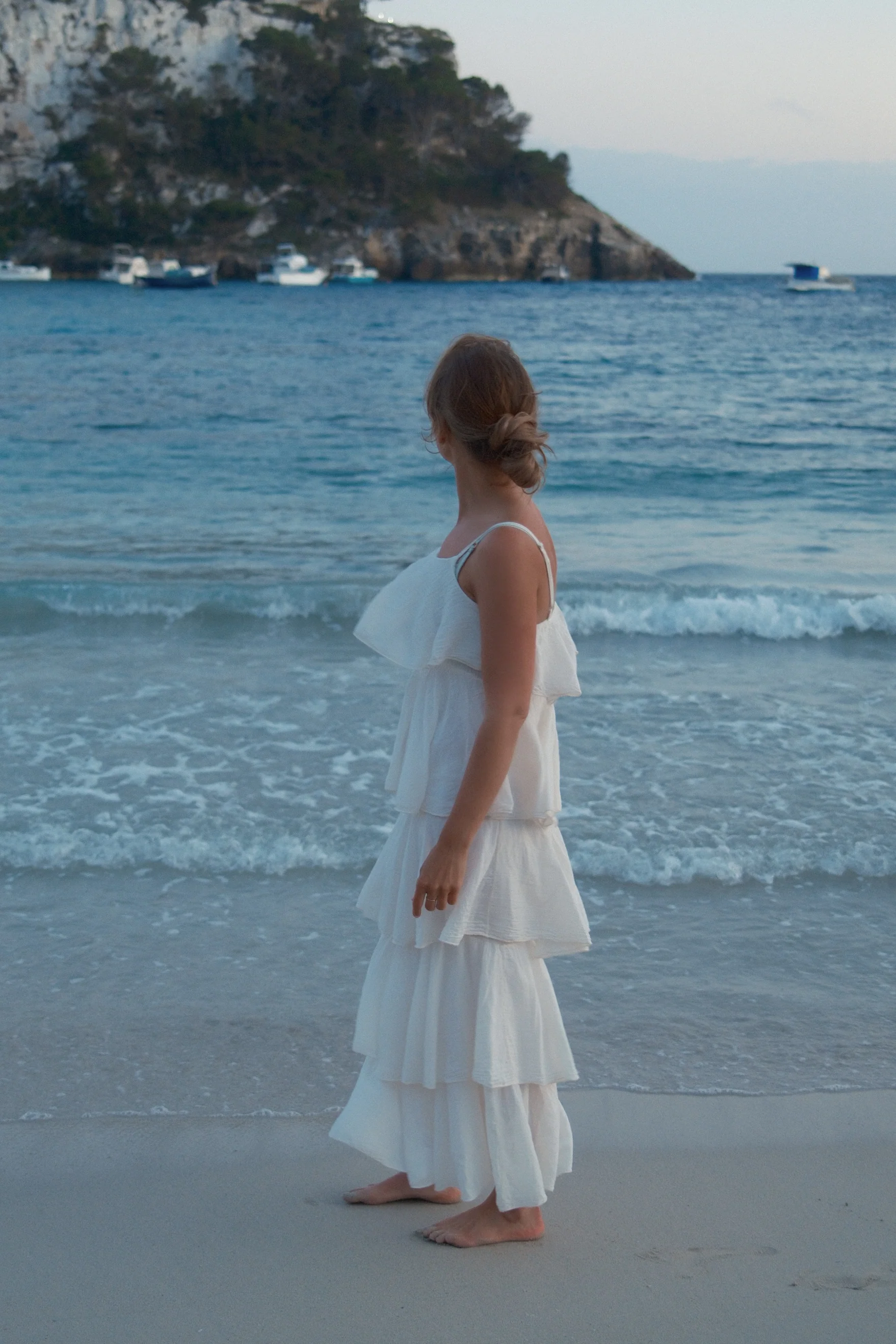 VOLANT MAXI DRESS ECRU - Image 5
