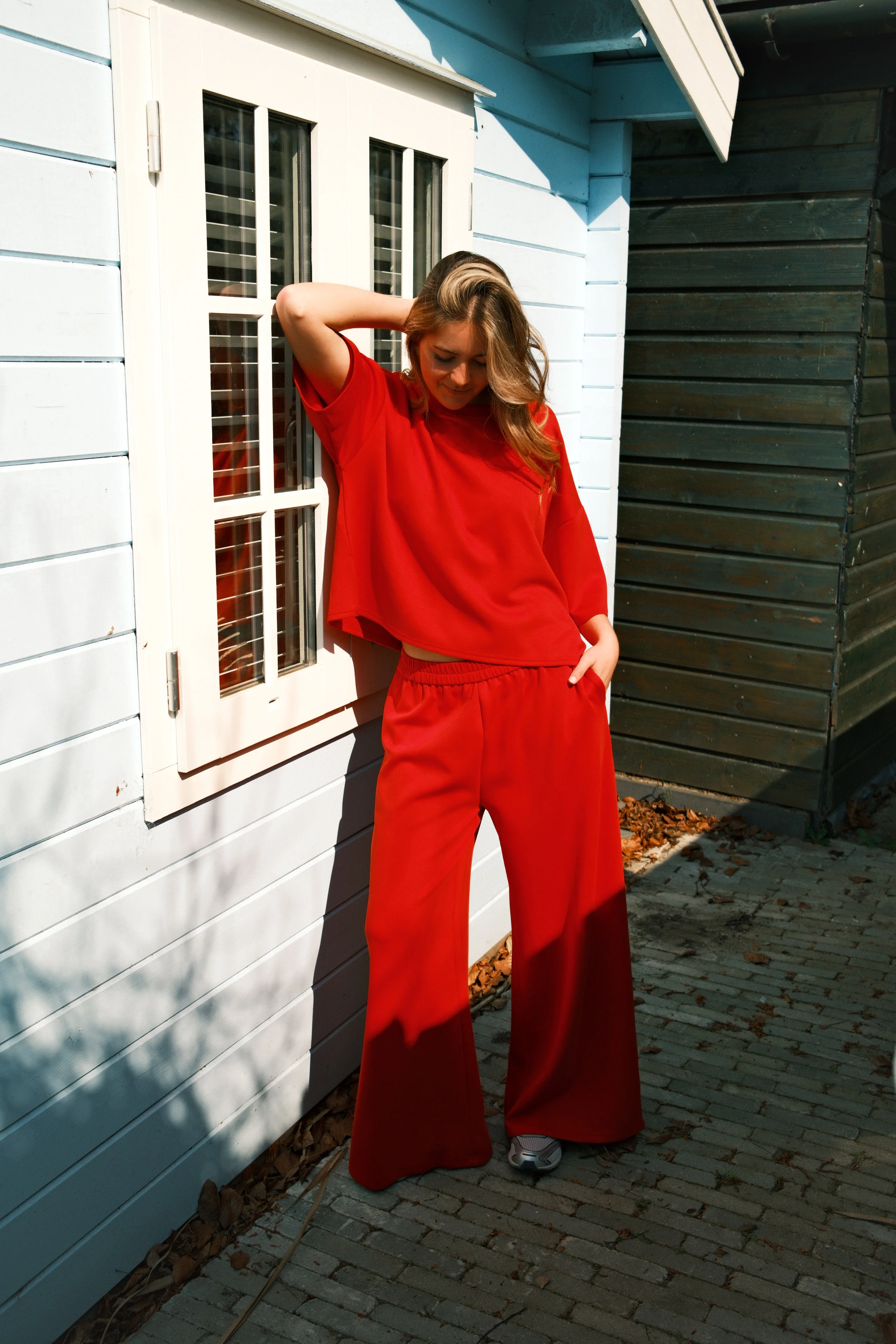 WIDE ATELJEE JOGGER RED - Image 3